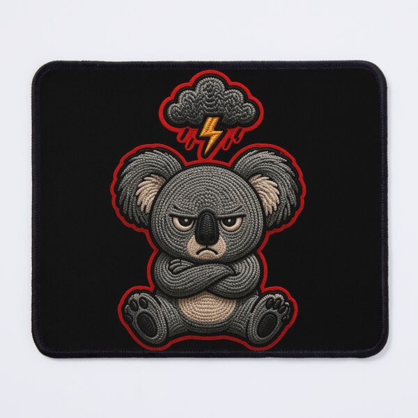 Item preview, Cute Angry Monday Koala – Grumpy Mood Aesthetic Design designed and sold by ColorSplash123.