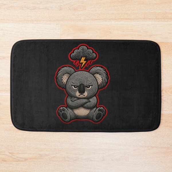 Item preview, Cute Angry Monday Koala – Grumpy Mood Aesthetic Design designed and sold by ColorSplash123.