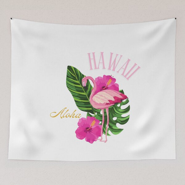 Item preview, Hawaii Aloha Flamingo Tropical Design designed and sold by Sberry8888.