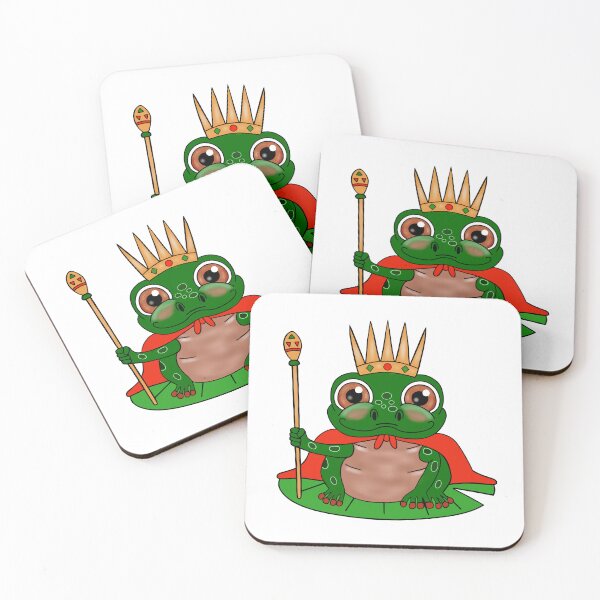 Item preview, Funny Frog King designed and sold by Sartoris Art.