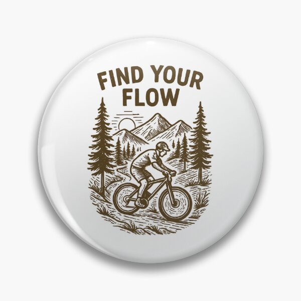 Item preview, Find Your Flow – Vintage MTB mountain bike designed and sold by Pineapple-Tree.
