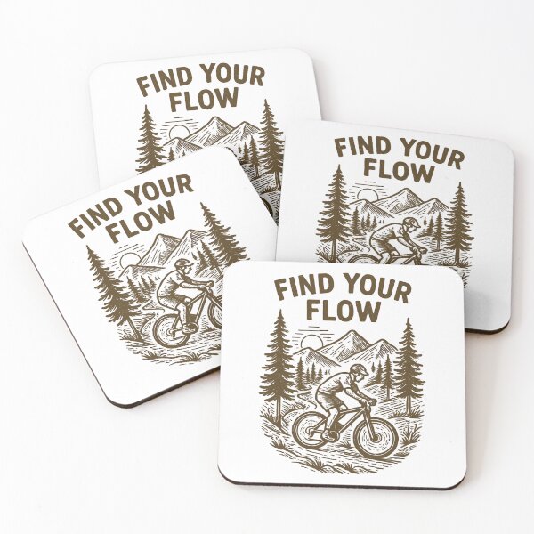 Item preview, Find Your Flow – Vintage MTB mountain bike designed and sold by Pineapple-Tree.