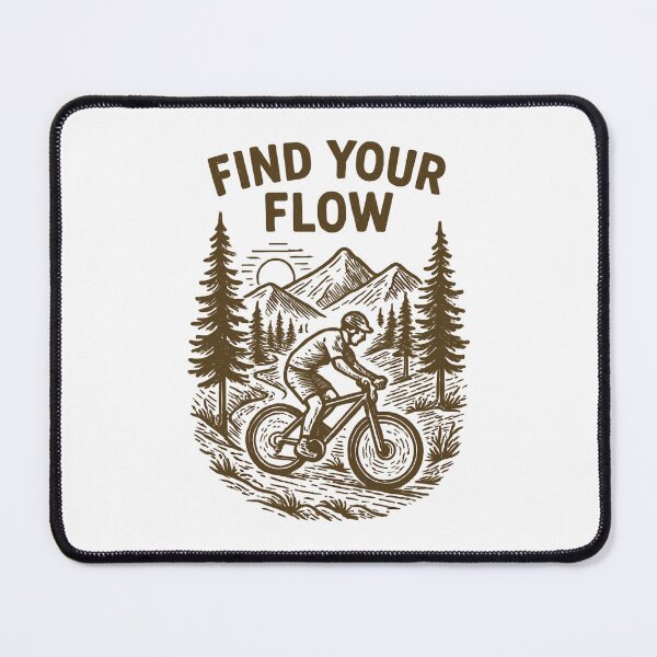 Item preview, Find Your Flow – Vintage MTB mountain bike designed and sold by Pineapple-Tree.