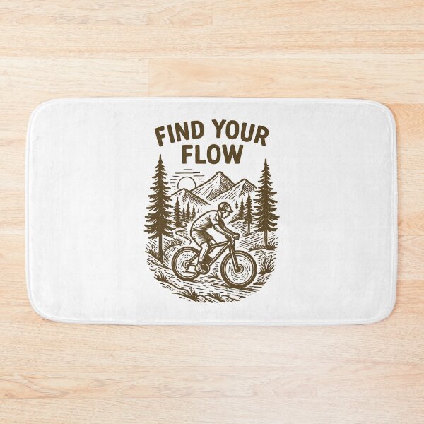 Item preview, Find Your Flow – Vintage MTB mountain bike designed and sold by Pineapple-Tree.
