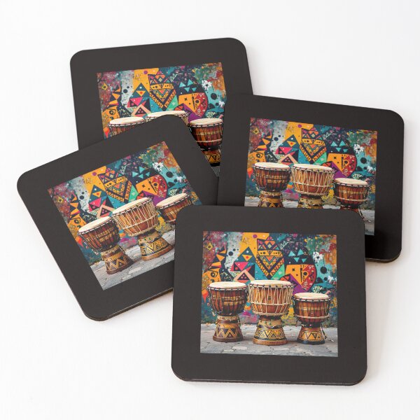 Item preview, Sacred Rhythm Meets Art: Afro-Brazilian Atabaque Drums #5 designed and sold by Helios Be. Lavsh.
