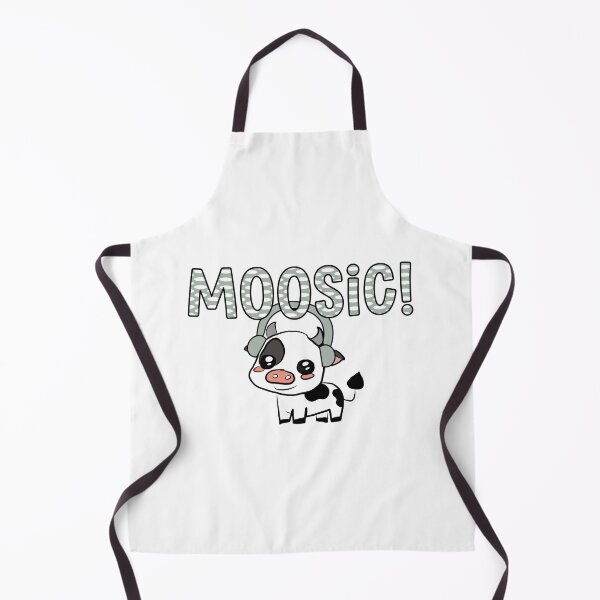 Item preview, Cute Cow Music Pun – MOOsic! Funny Animal Design designed and sold by ForcePrint.