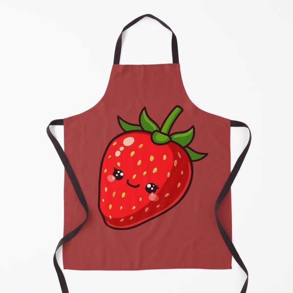 Item preview, Cute Strawberry Sticker Red Aesthetic Kawaii Vinyl designed and sold by nishaaa2111.