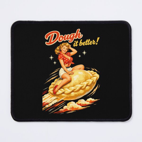 Item preview, Pelmeni Pin-Up: Dough it better! Retro graphics designed and sold by Pineapple-Tree.