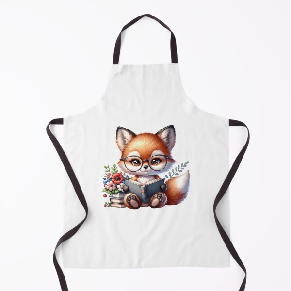Item preview, Smart Baby Fox  Reading Book Floral  designed and sold by KrisGraphic45.