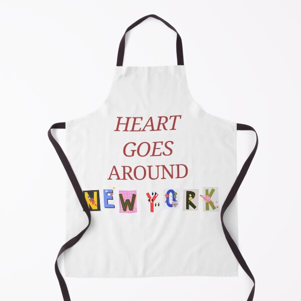 Item preview, Heart Goes Around New York Typography Design designed and sold by Sberry8888.