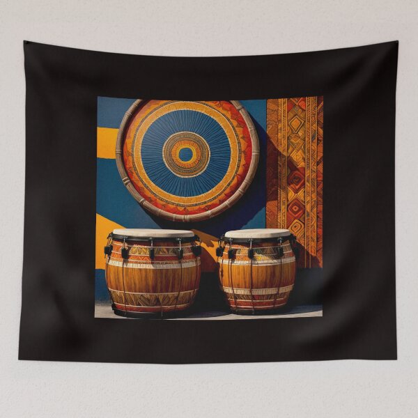 Item preview, Sacred Rhythm Meets Art: Afro-Brazilian Atabaque Drums #7 designed and sold by Helios Be. Lavsh.