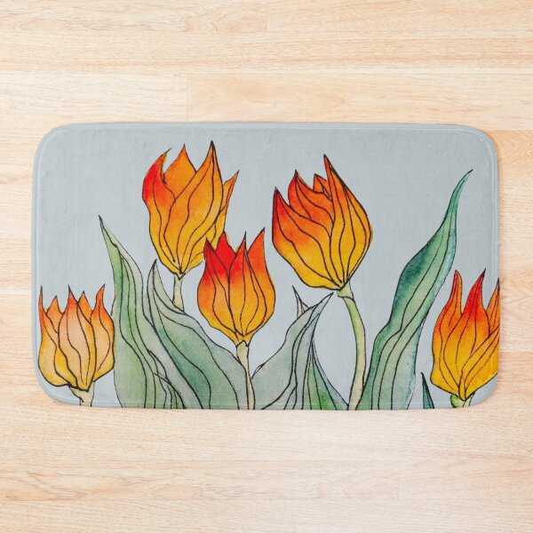 Item preview, Orange Tulips designed and sold by MagpieDiamond.