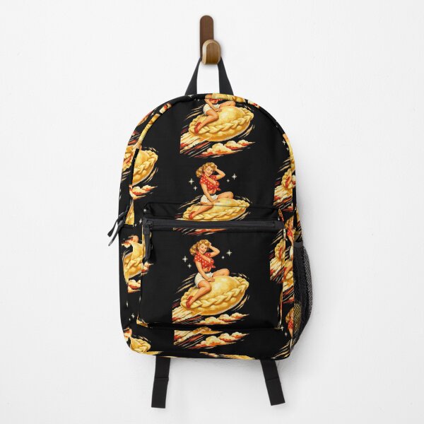 Item preview, Pelmeni Pin-Up: Flying dumpling retro style designed and sold by Pineapple-Tree.