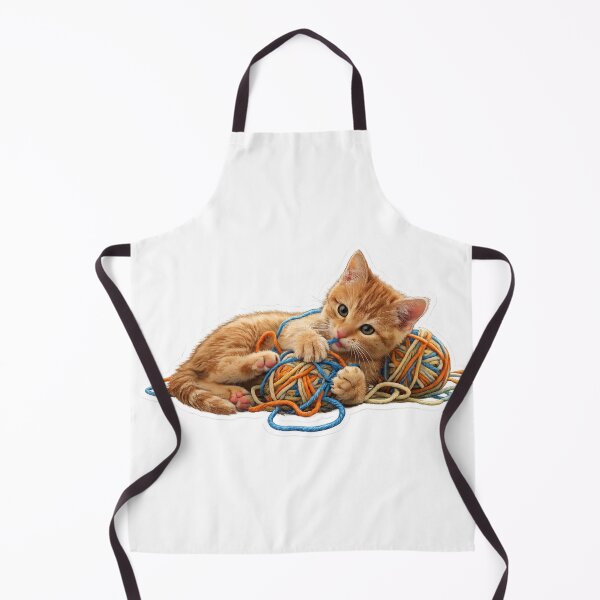 Item preview, Playful Ginger Cat With Colorful Balls Of Wool designed and sold by irfanshikh.