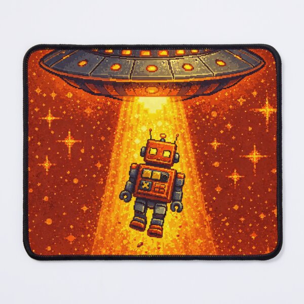 Item preview, Cat UFO Abduction Scene designed and sold by nelsonforge.