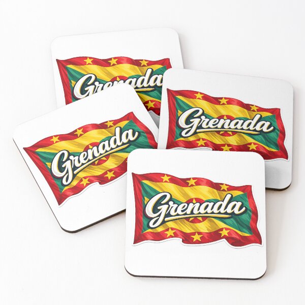Item preview, Grenada Flag Waving Design – Caribbean National Pride Graphic, Grenadian Heritage Artwork, Travel & Culture Gift designed and sold by GarnerSupplyCo.