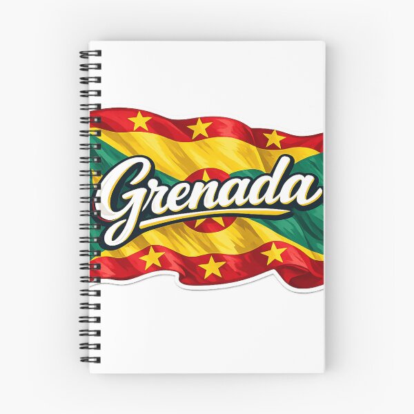 Item preview, Grenada Flag Waving Design – Caribbean National Pride Graphic, Grenadian Heritage Artwork, Travel & Culture Gift designed and sold by GarnerSupplyCo.