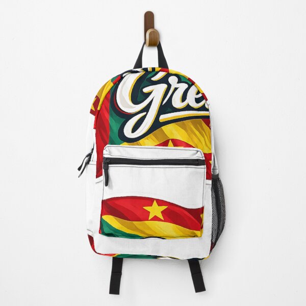 Item preview, Grenada Flag Waving Design – Caribbean National Pride Graphic, Grenadian Heritage Artwork, Travel & Culture Gift designed and sold by GarnerSupplyCo.