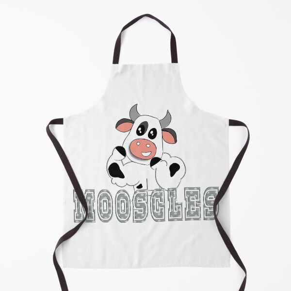 Item preview, Mooscles – Strong Cow Gym Pun designed and sold by ForcePrint.