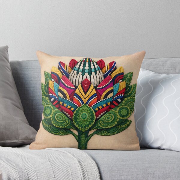 Item preview, Textile Protea designed and sold by PurrfectWhisper.