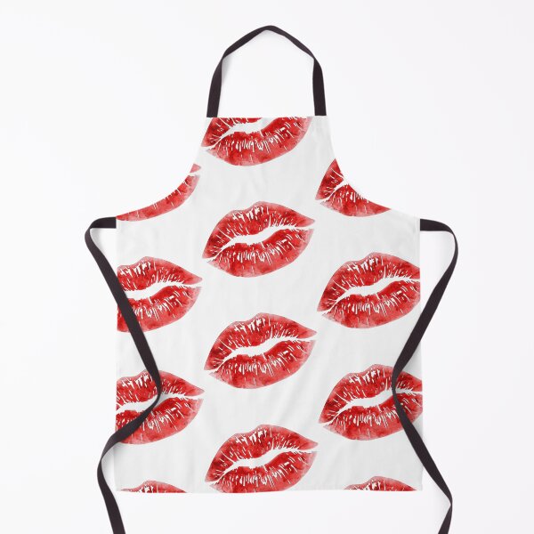 Item preview, Red Lipstick Kiss Sticker Aesthetic Glossy Lip Print designed and sold by nishaaa2111.
