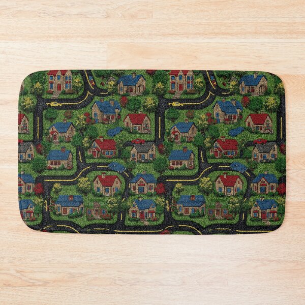 Item preview, Dense Dark City Road Map Pattern designed and sold by Piotrek0001.