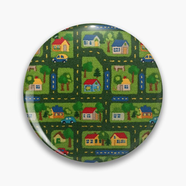 Item preview, Green Grid Suburb Street Map Pattern designed and sold by Piotrek0001.