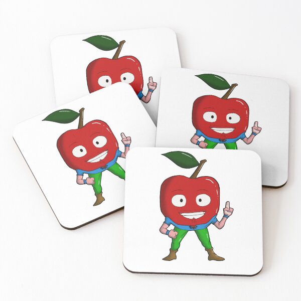 Item preview, Lio the Apple Knight - Funny Medieval Fruit Character designed and sold by ilMottino.