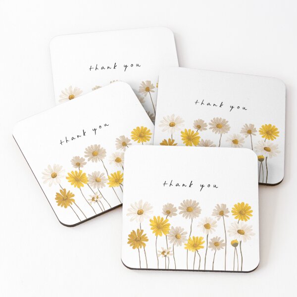 Item preview, Thank You Daisy Floral Design designed and sold by PandaKunst.