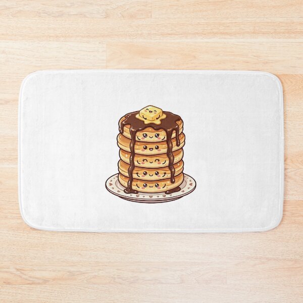Item preview, Chocolate Pancake Breakfast Stack Kawaii  designed and sold by redsharkuk.