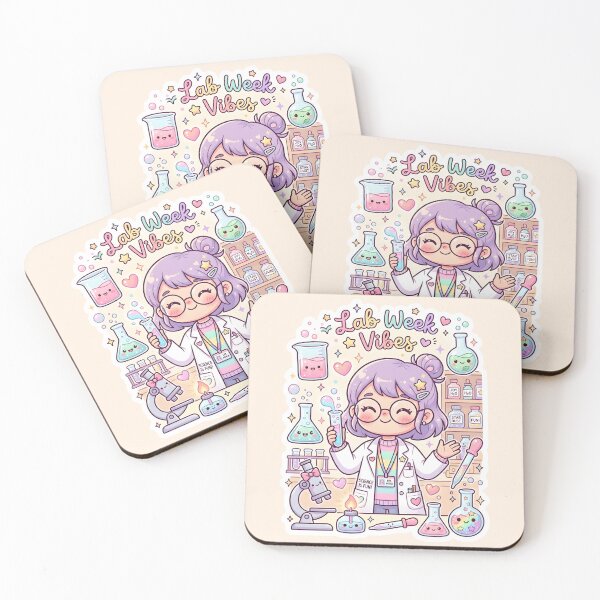 Item preview, Kawaii Pastel Lab Week Scientist Sticker designed and sold by Rohan132.