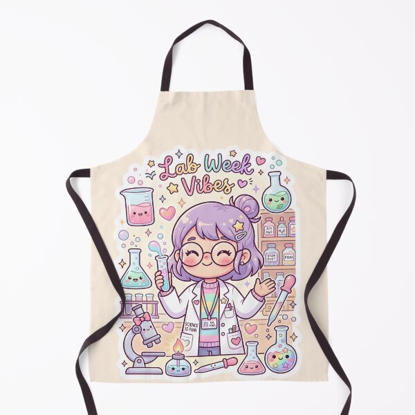 Item preview, Kawaii Pastel Lab Week Scientist Sticker designed and sold by Rohan132.