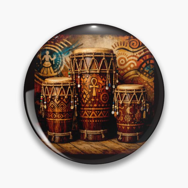 Item preview, Sacred Rhythm Meets Art: Afro-Brazilian Atabaque Drums #8 designed and sold by Helios Be. Lavsh.