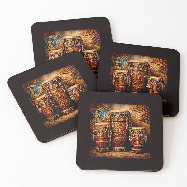 Item preview, Sacred Rhythm Meets Art: Afro-Brazilian Atabaque Drums #8 designed and sold by Helios Be. Lavsh.