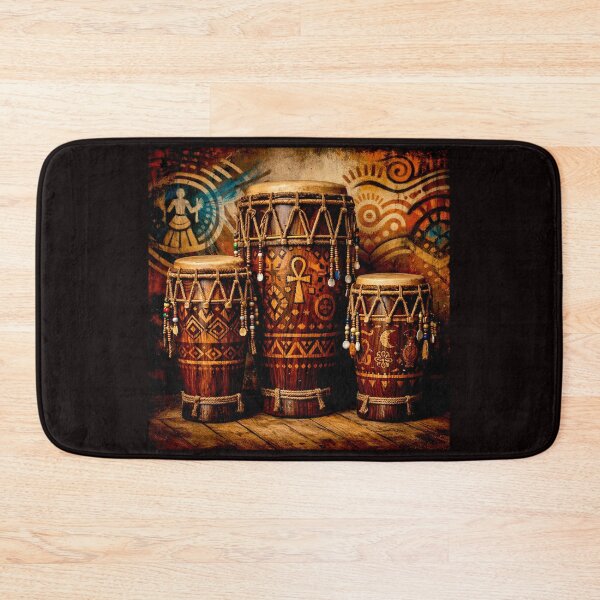 Item preview, Sacred Rhythm Meets Art: Afro-Brazilian Atabaque Drums #8 designed and sold by Helios Be. Lavsh.