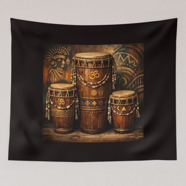 Item preview, Sacred Rhythm Meets Art: Afro-Brazilian Atabaque Drums #9 designed and sold by Helios Be. Lavsh.