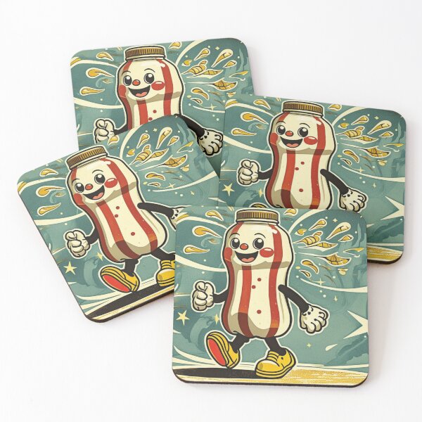 Item preview, Walking Retro Soda – Vintage Cartoon Fizzy Drink Design designed and sold by MerlinWear.