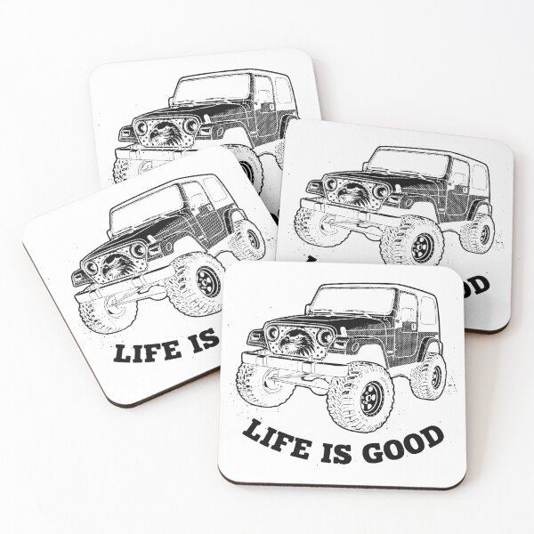 Item preview, Wrangler TJ Hard Top Rock Life Is Good - Black designed and sold by Off-Road-Zone.