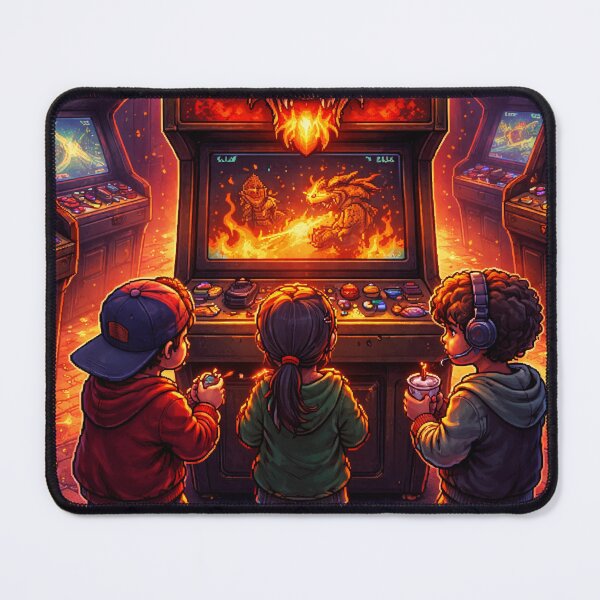 Item preview, Kids Playing Arcade Boss Fight designed and sold by nelsonforge.