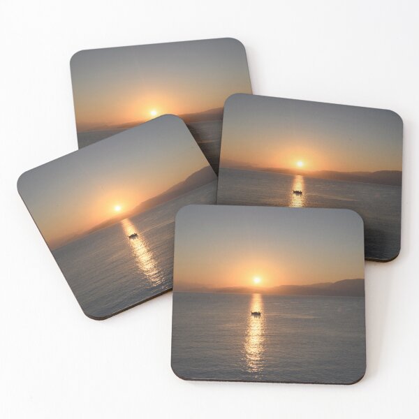 Item preview, Fishing Boat in the Spotlight, Agios Nikolaos, Crete designed and sold by Kasia Design.