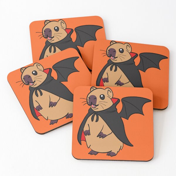 Item preview, Vampy-bara Capybara Halloween designed and sold by RioCariocaClub.
