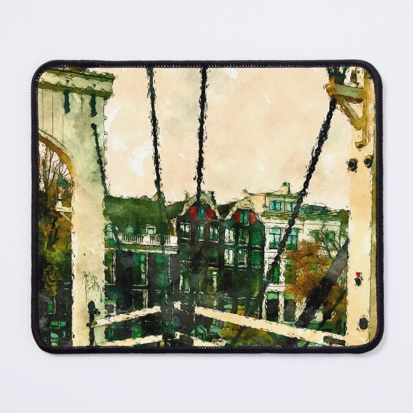 Item preview, Amsterdam, the Skinny Bridge over the Amstel river designed and sold by Amsterdam-Pan.
