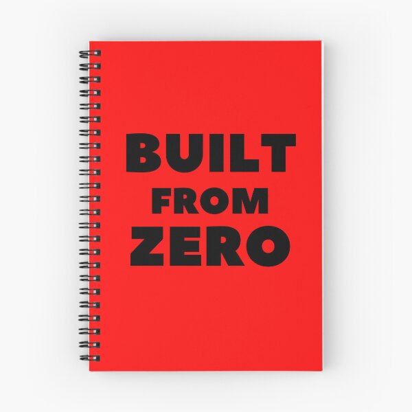 Item preview, Built From Zero – Strong Mindset Motivational Quote Design designed and sold by bulbul Islam .