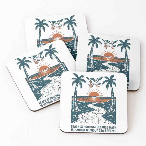Item preview, Beach Schooling Math | Premium Homeschooling – Teacher Appreciation Gift – Tropical Graphic designed and sold by avinigav.