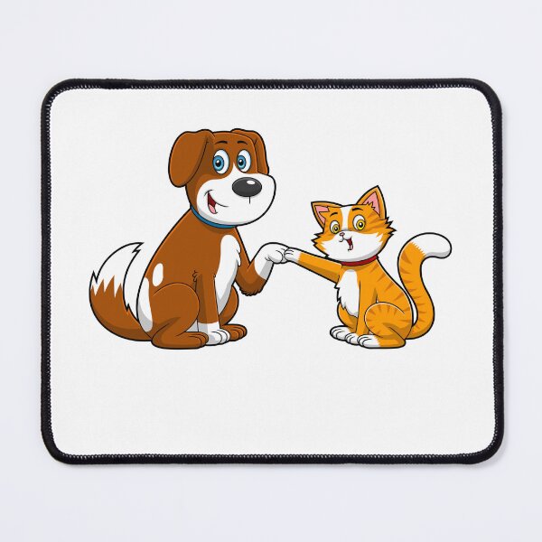 Item preview, CatDog-Cartoon Design of a Dog and Cat" designed and sold by MyStore2025.