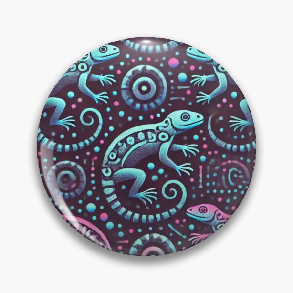 Item preview, Neon Tree Frog Pattern on Black – Tropical Frog  designed and sold by TEEJAMBOREE.