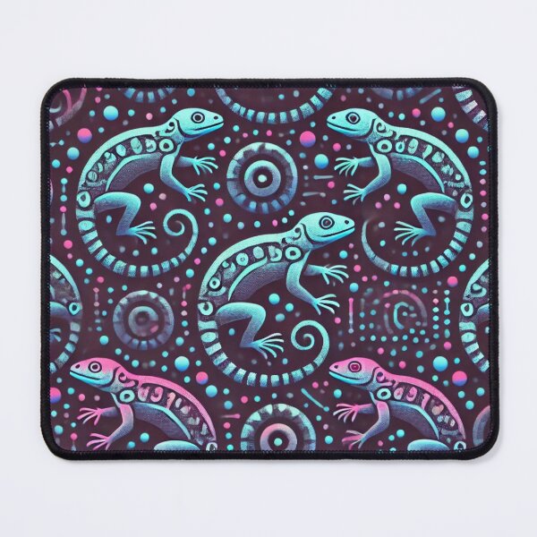 Item preview, Neon Tree Frog Pattern on Black – Tropical Frog  designed and sold by TEEJAMBOREE.