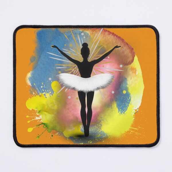 Item preview, Ballerina Silhouette Art – Colorful Abstract Dance, Empowerment Energy, Modern Aesthetic Ballet Illustration designed and sold by ChenEngEng.