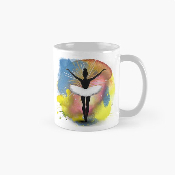 Item preview, Ballerina Silhouette Art – Colorful Abstract Dance, Empowerment Energy, Modern Aesthetic Ballet Illustration designed and sold by ChenEngEng.
