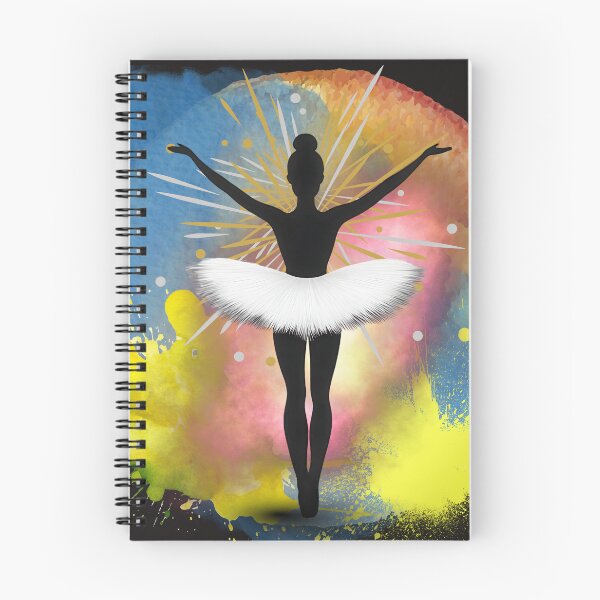 Item preview, Ballerina Silhouette Art – Colorful Abstract Dance, Empowerment Energy, Modern Aesthetic Ballet Illustration designed and sold by ChenEngEng.